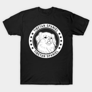 Tibetan Spaniel Dog Portrait T-Shirt